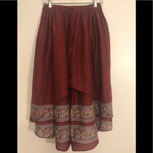 Free People Hi-low Skirt